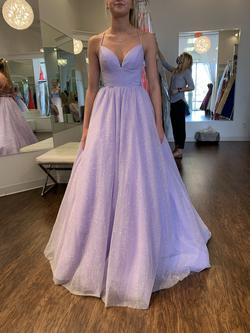 Sherri Hill Purple Size 00 Shiny Prom Ball gown on Queenly