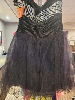 Style 898589 Josh and Jazz Prom Black Size 12 Homecoming 50 Off Mini Holiday Plus Size Cocktail Dress on Queenly