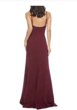 Alejandra Multicolor Size 0 Jersey Burgundy Straight Dress on Queenly