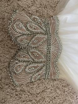 Terani Couture Nude Size 10 Pageant Prom Ball gown on Queenly