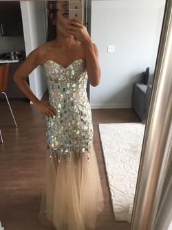 Gold Size 2 Mermaid Dress on Queenly