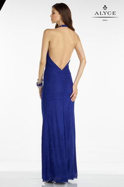 Style 35793 Alyce Paris Royal Blue Size 6 Prom Straight Dress on Queenly