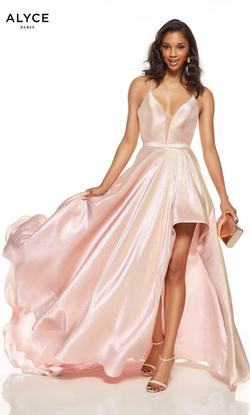 Style 60712 Alyce Paris Pink Size 8 Tall Height Prom A-line Dress on Queenly