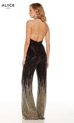 Style 60837 Alyce Paris Black Size 8 Euphoria Nightclub Interview Jumpsuit Dress on Queenly