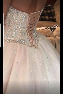 MoriLee Nude Size 2 Mori Lee Ball gown on Queenly