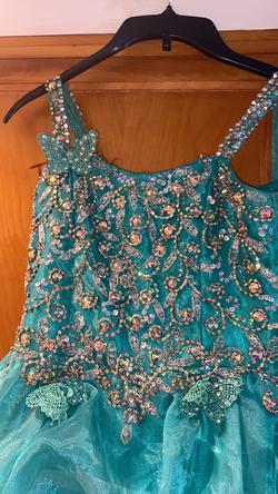 Tiffany Designs Green Size 8 Corset Ball gown on Queenly