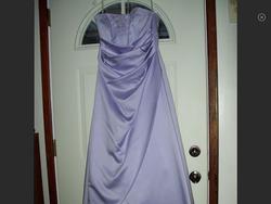 David's Bridal Purple Size 12 Plus Size Lavender A-line Dress on Queenly