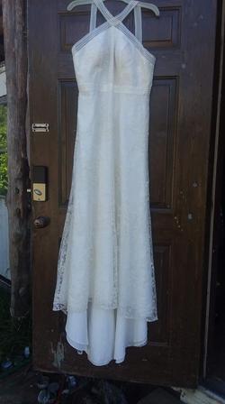 David's Bridal Nude Size 14 A-line Dress on Queenly