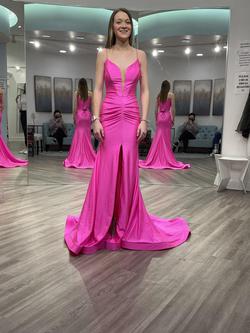 Jessica Angel Pink Size 2 Side slit Dress on Queenly