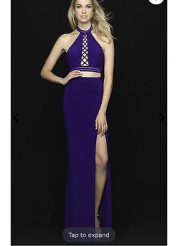 Madison James Purple Size 2 Side slit Dress on Queenly