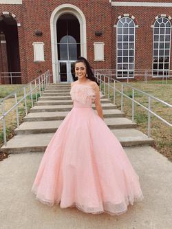 Sherri Hill Pink Size 2 Ball gown on Queenly