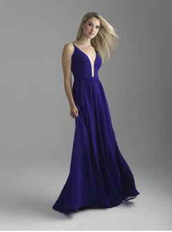 Madison James Purple Size 4 Side slit Dress on Queenly