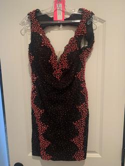 Vienna Black Size 12 Holiday Tall Height Cocktail Dress on Queenly
