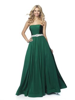 Style 11960 Blush Prom Green Size 10 Black Tie A-line Dress on Queenly