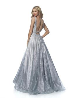 Style 5834 Blush Prom Silver Size 8 Prom Ball gown on Queenly
