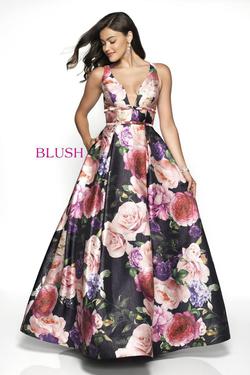 Style 11735 Blush Prom Multicolor Size 8 Tall Height Prom Ball gown on Queenly