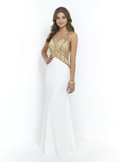 Style 10000 Blush Prom Gold Size 4 Tall Height Prom Straight Dress on Queenly