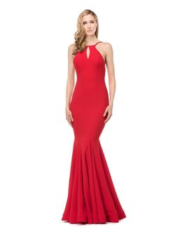 Style 1539 Colors Red Size 2 $300 Prom Mermaid Dress on Queenly