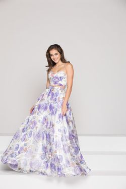 Style 1826 Colors Purple Size 6 Wedding Guest Floor Length Prom A-line Dress on Queenly