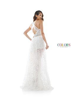 Style 2346 Colors White Size 2 Fun Fashion Interview Floor Length Jumpsuit Dress on Queenly