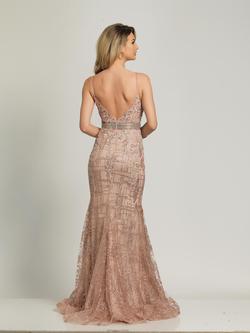 Style A8804 Dave and Johnny Nude Size 4 Prom Mermaid Dress on Queenly