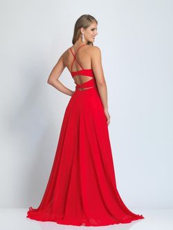 Style A7987 Dave and Johnny Red Size 0 Black Tie Dave & Johnny Side slit Dress on Queenly