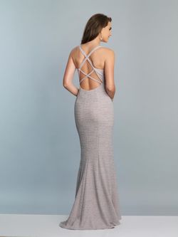 Style A6918 Dave and Johnny Silver Size 2 Tall Height $300 Side slit Dress on Queenly