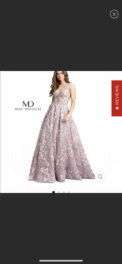 Mac Duggal Pink Size 0 Floral Ball gown on Queenly