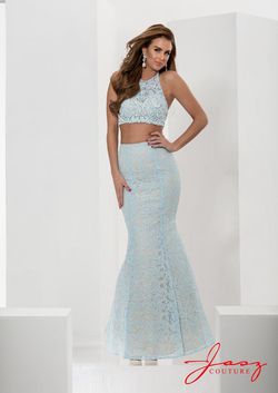Style 5651 Jasz Couture Blue Size 10 5651 Tall Height Floor Length Mermaid Dress on Queenly