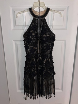 Rachel Allan Black Size 4 Holiday Cocktail Dress on Queenly