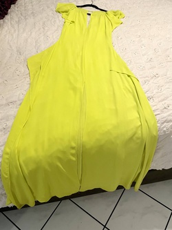 BCBG Yellow Size 2 Tall Height A-line Dress on Queenly