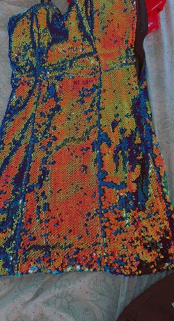 Multicolor Size 6 Straight Dress on Queenly