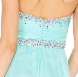 Alyce Paris Green Size 00 Turquoise A-line Dress on Queenly