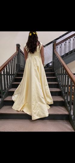 Yellow Size 12 Ball gown on Queenly