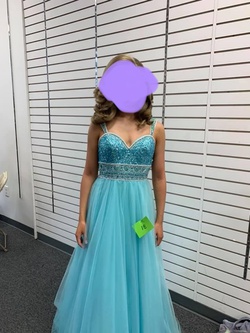 Mori Lee Green Size 4 Custom Ball gown on Queenly
