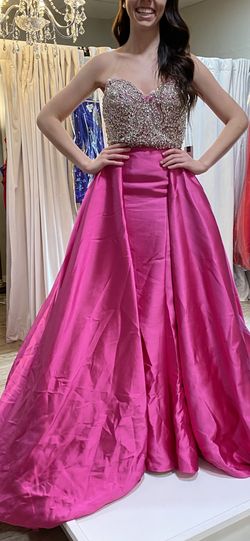 MacDuggal Couture Pink Size 2 50 Off Floor Length Ball gown on Queenly