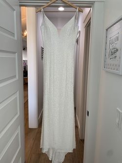 White Size 0 A-line Dress on Queenly