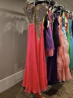Style 85267A Mac Duggal Pink Size 10 Prom Fun Fashion A-line Dress on Queenly