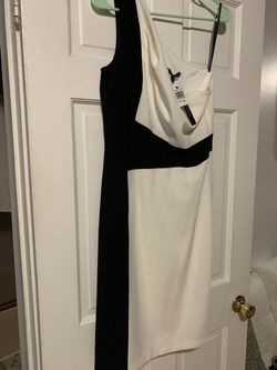 David Masters White Size 12 Medium Height Straight Bridal Shower Cocktail Dress on Queenly
