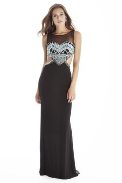 Style 17021 Jolene Black Size 00 Tall Height Prom Wedding Guest Straight Dress on Queenly