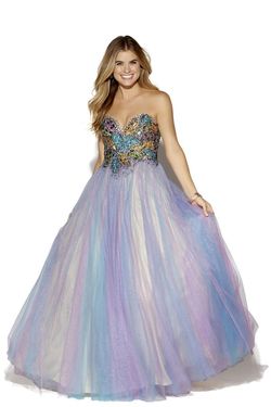 Style 16034 Jolene Purple Size 0 Tall Height Prom Quinceanera Ball gown on Queenly