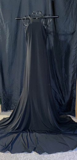Jovani Black Size 6 Jersey Straight Dress on Queenly