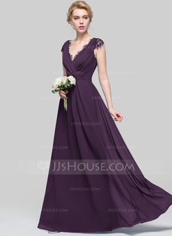 JJs House Purple Size 0 Short Height Bridesmaid Cap Sleeve Straight Dress on Queenly
