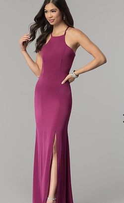 Purple Size 10 Side slit Dress on Queenly