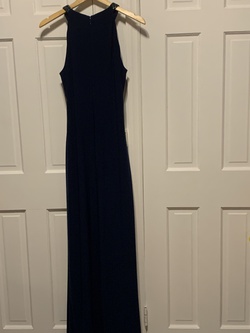 Ralph Lauren Blue Size 10 Halter $300 Straight Dress on Queenly
