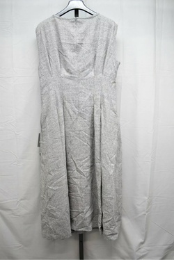 Escada Silver Size 12 Fitted Straight Dress on Queenly