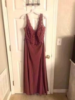 David Bridal Purple Size 20 Plus Size A-line Dress on Queenly