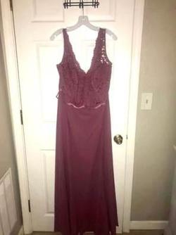 David Bridal Purple Size 20 Plus Size A-line Dress on Queenly