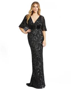 Style 4574 Mac Duggal Black Size 2 Wedding Guest Tall Height Mermaid Dress on Queenly
