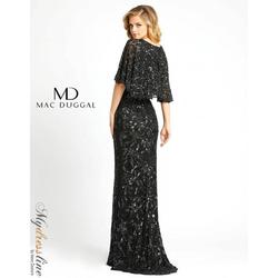 Style 4574 Mac Duggal Black Size 10 Wedding Guest Tall Height Mermaid Dress on Queenly